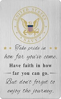 Navy Prayer Card for Men and Women