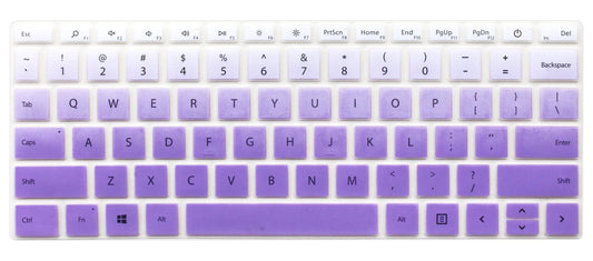 Silicone Keyboard Cover for Surface Laptop Go (Purple Ombre)