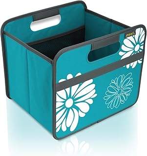 Small Collapsible Fabric Storage Bin with Handles