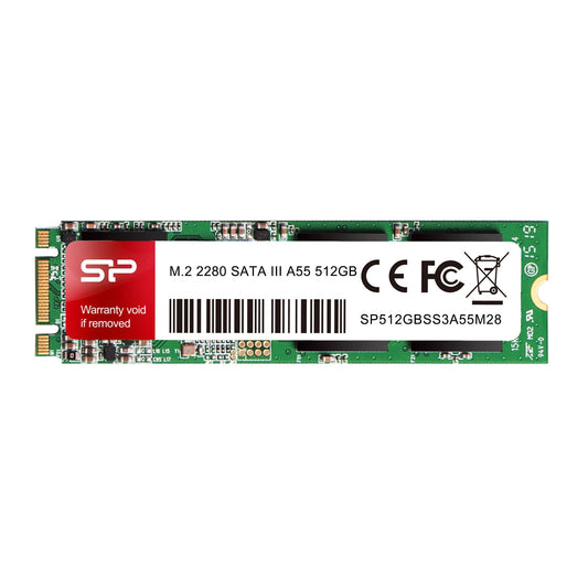 512GB A55 M.2 SATA III SSD with SLC cache