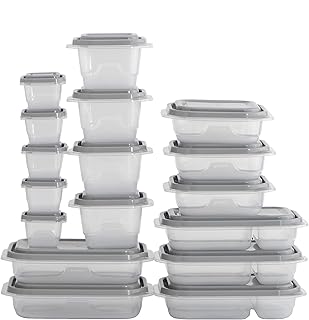 34-Piece BPA-Free Plastic Food Storage Containers with Lids