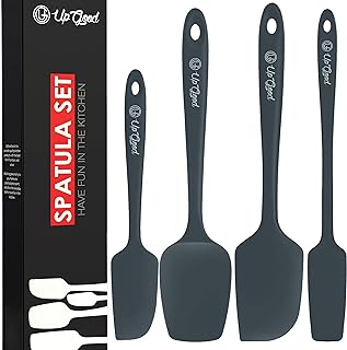High Heat Silicone Spatula Set for Cooking and Baking