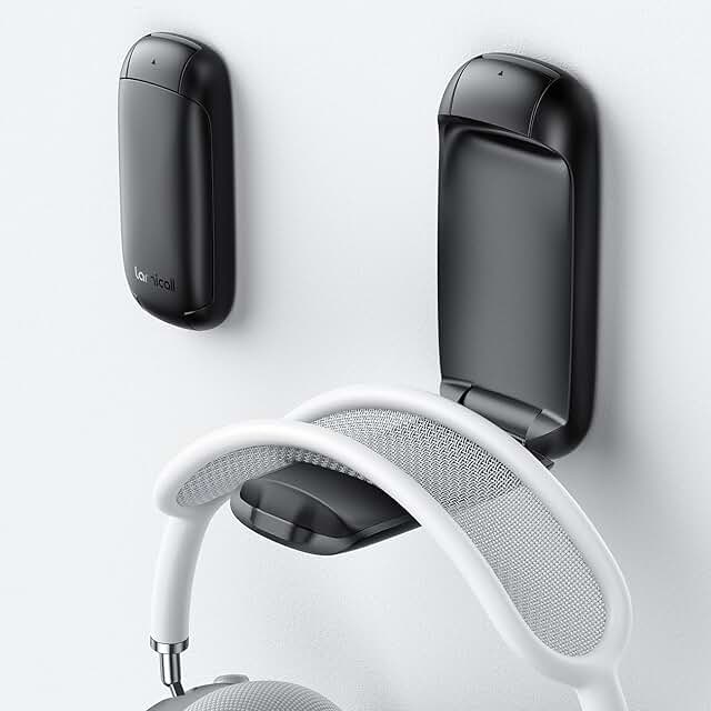 Foldable Sticky Headphone Stand and Holder