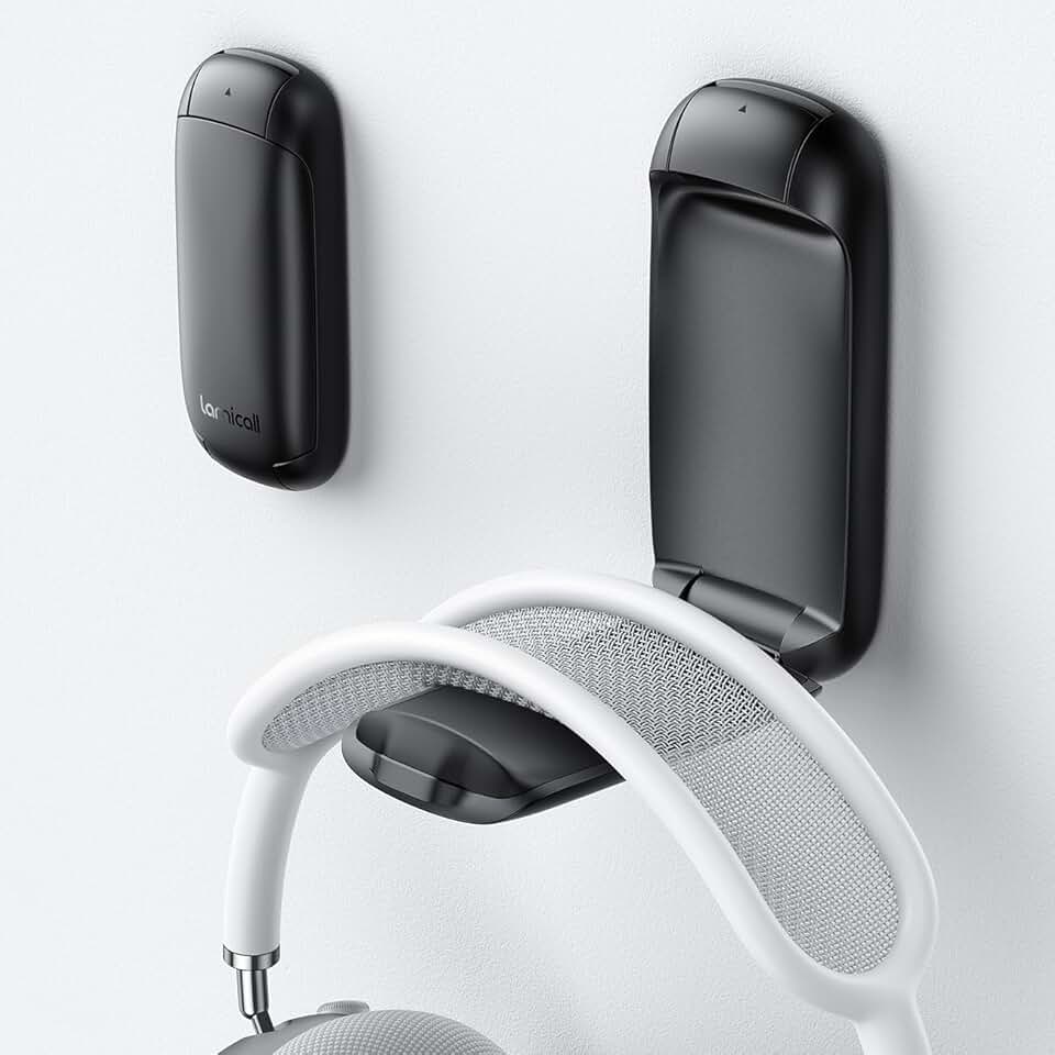 Foldable Sticky Headphone Stand and Holder