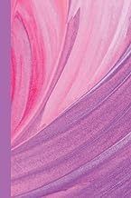 Pink and purple wave graph journal
