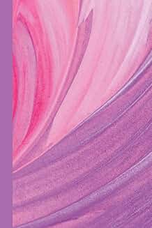 Pink and purple wave graph journal