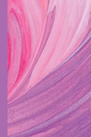 Pink and purple wave graph journal