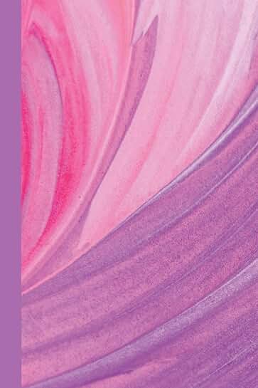 Pink and purple wave graph journal