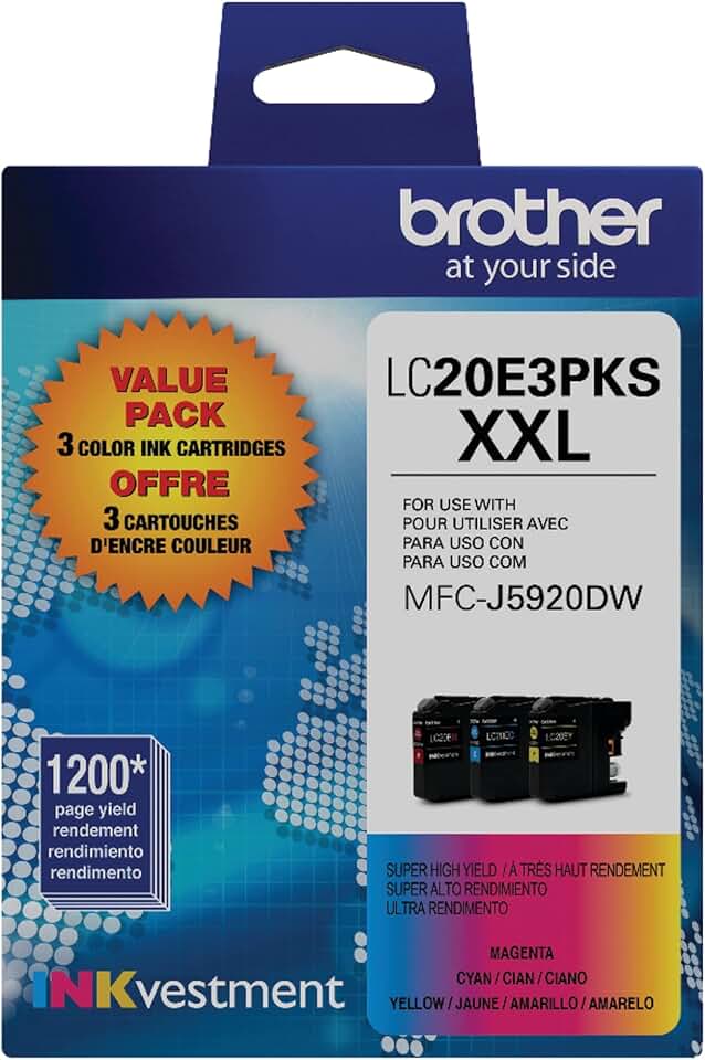 High Yield Color Ink Cartridge 3-Pack