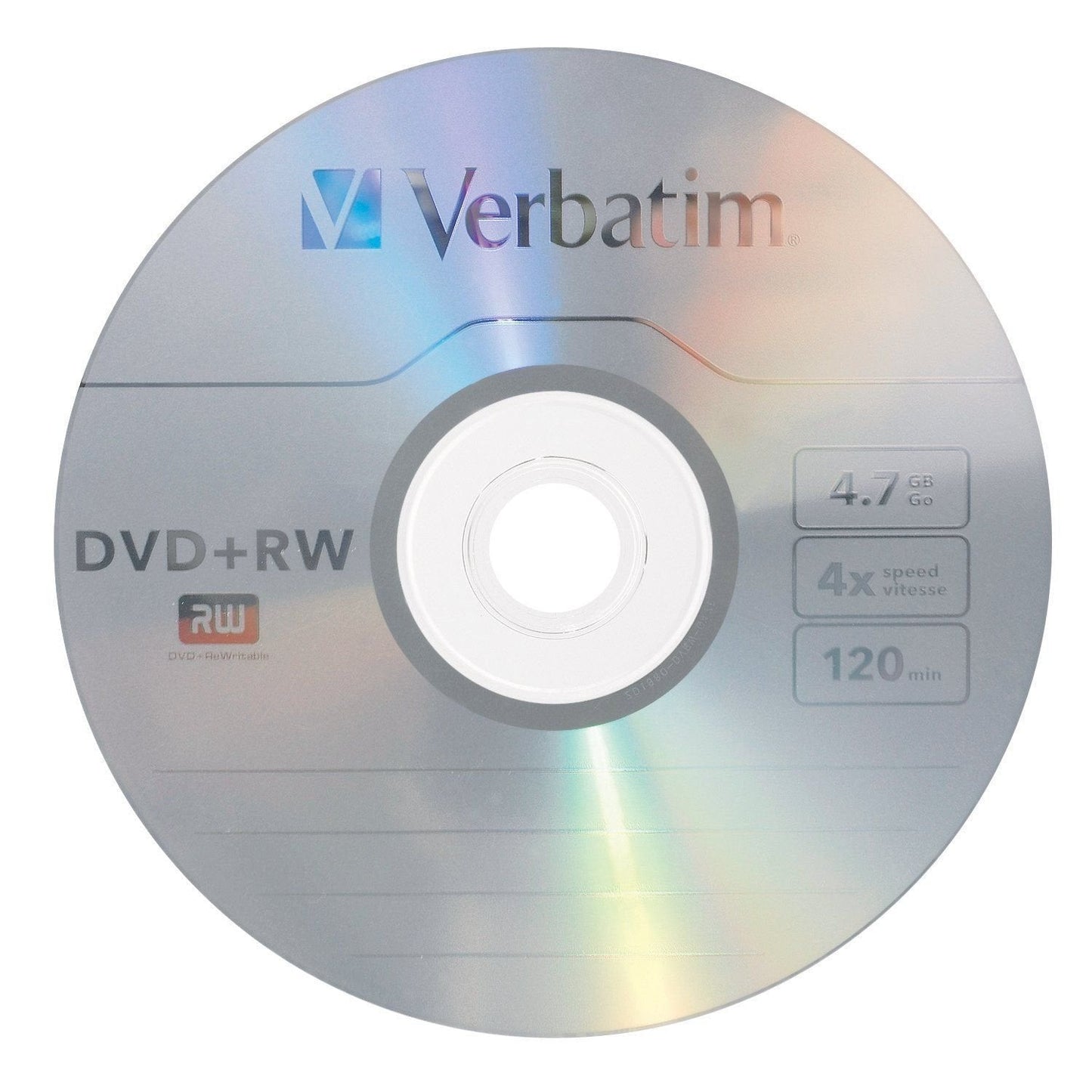 DVD+RW 4.7GB 4X with Branded Surface - 30pk Spindle