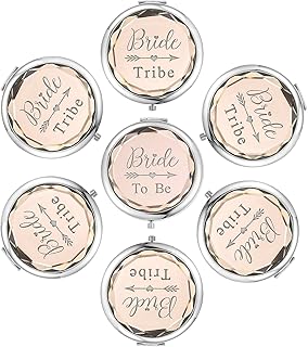 Set of 7 Compact Pocket Makeup Mirrors for Bachelorette Party