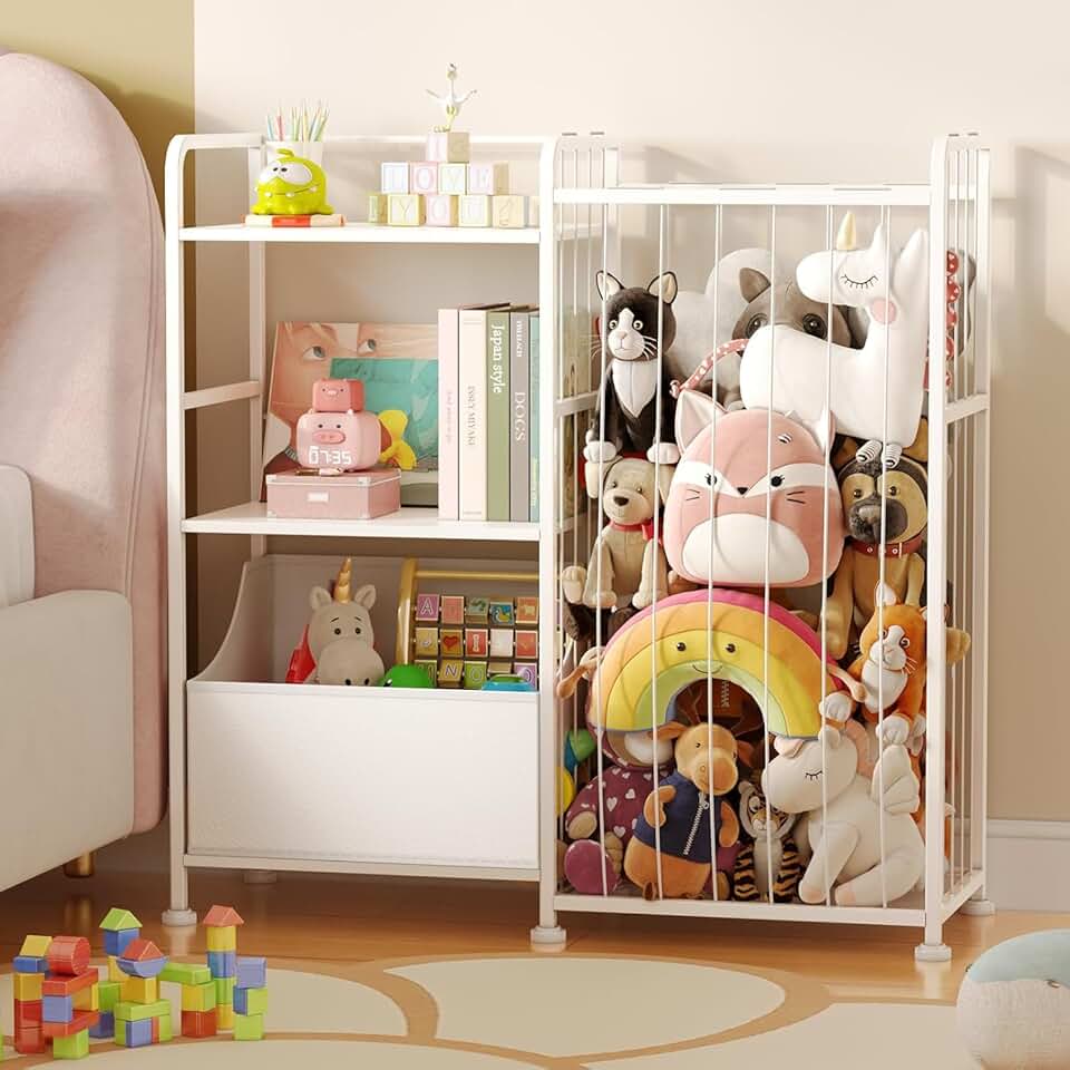 Stuffed Animal and Toy Storage Shelf