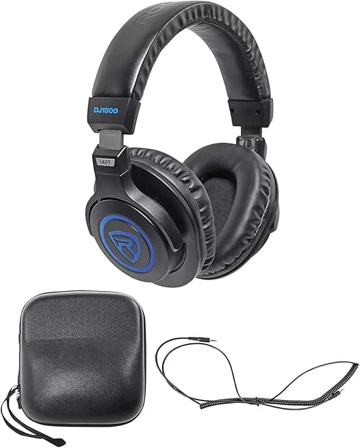 DJ Headphones with 40mm Drivers and Swiveling Earcups