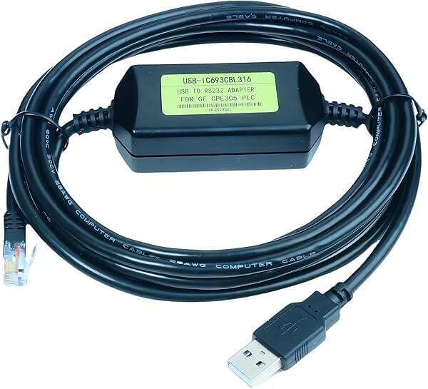 10 ft USB Programming Cable for GE PLC