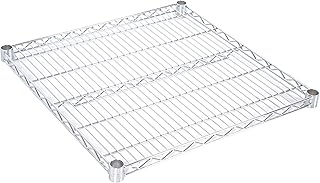 24x24 Inch Chrome Wire Shelves with Split Sleeves