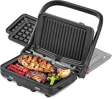 MultiMaker Flex Press Grill with Removable Plates