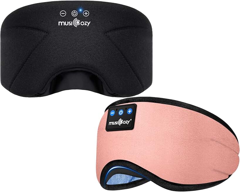 Wireless Sleep Headphones with Washable Eye Mask