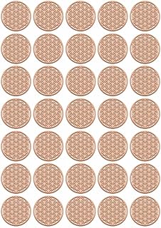 Gold Flower of Life Sticker for Crystal Decor