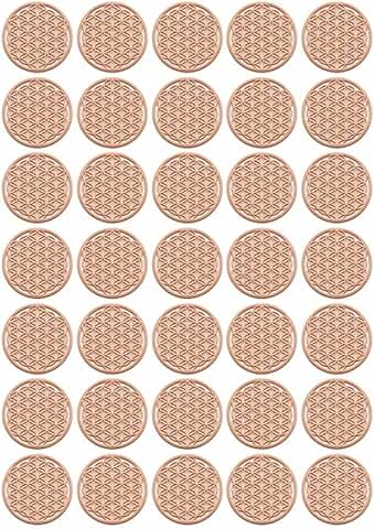 Gold Flower of Life Sticker for Crystal Decor