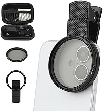 52mm Clip-On Circular Polarizer Lens Filter