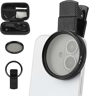 52mm Clip-On Circular Polarizer Lens Filter