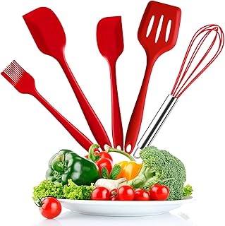 Silicone Kitchen Utensil Set for Cooking and Baking
