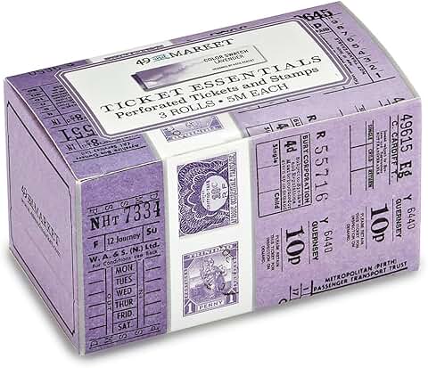 Lavender and Multicolor Ticket Essentials Swatch