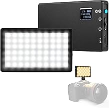 Mini Bicolor LED Light for DSLR Cameras with LCD Display