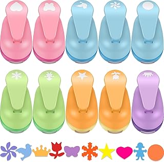 10 Piece Mini Craft Hole Punch Set for DIY Projects