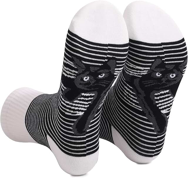 Women's Dog and Cat Animal Socks Gift for Women and Girls