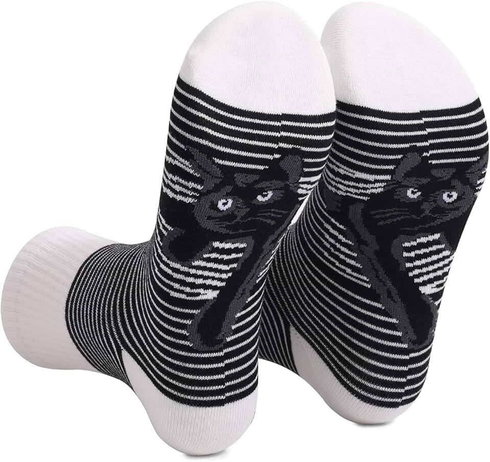 Women's Dog and Cat Animal Socks Gift for Women and Girls