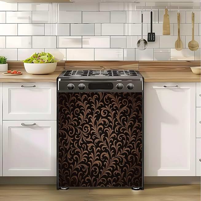 Vintage Gothic Magnetic Dishwasher Cover, 23x26 inches