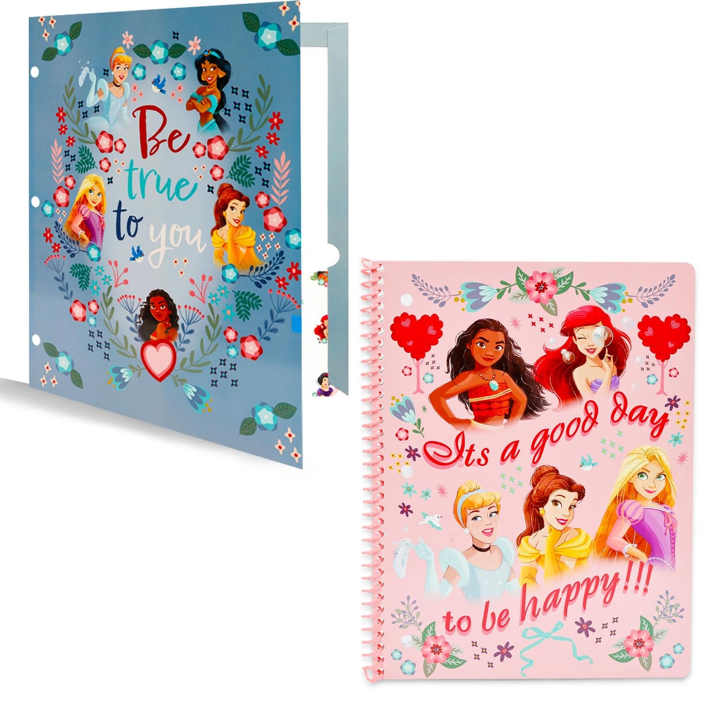 School Supplies Pack with Folders, Notebook, Pencils, and More