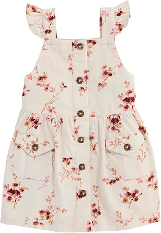 Girls' Baby Cord Jumper Dress