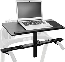 Wooden Laptop Treadmill Desk with Mouse Pad and Wrist Support