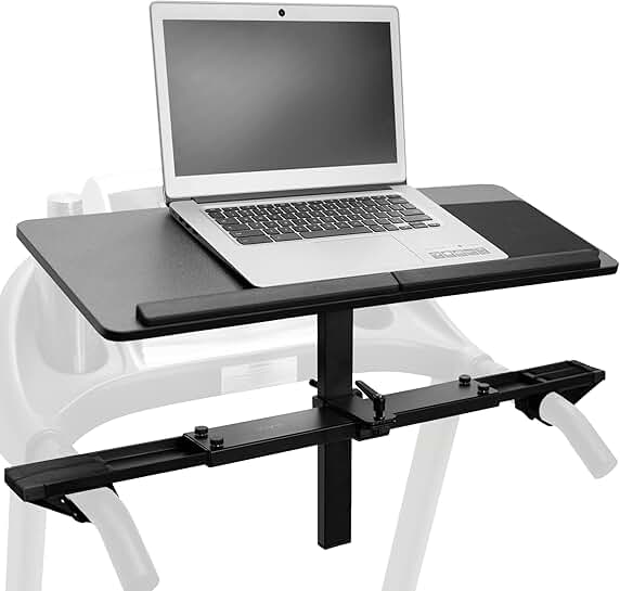 Wooden Laptop Treadmill Desk with Mouse Pad and Wrist Support