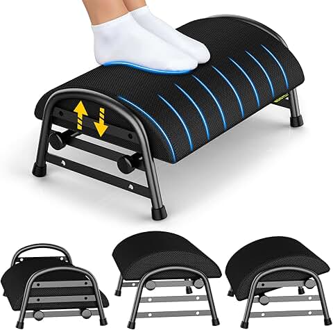 Adjustable Under Desk Foot Rest for Comfort