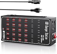 60-Port 300W USB Charger Station for Multiple Devices