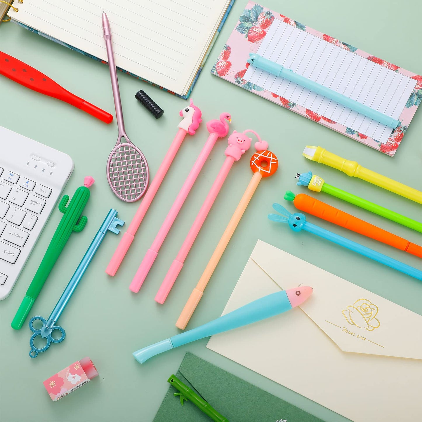 15 Cute Cartoon Gel Pens for Girls