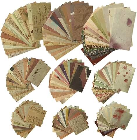 Vintage Scrapbooking and Decoupage Paper, 360 Sheets
