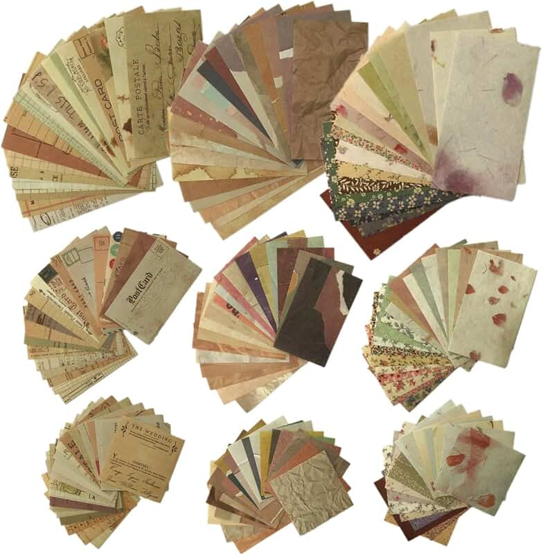 Vintage Scrapbooking and Decoupage Paper, 360 Sheets