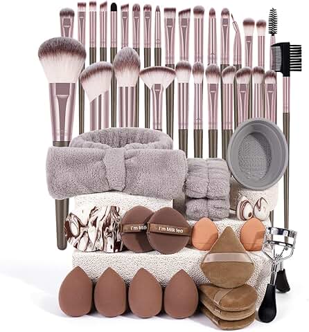 51-Piece Multi-Functional Makeup Brush Set