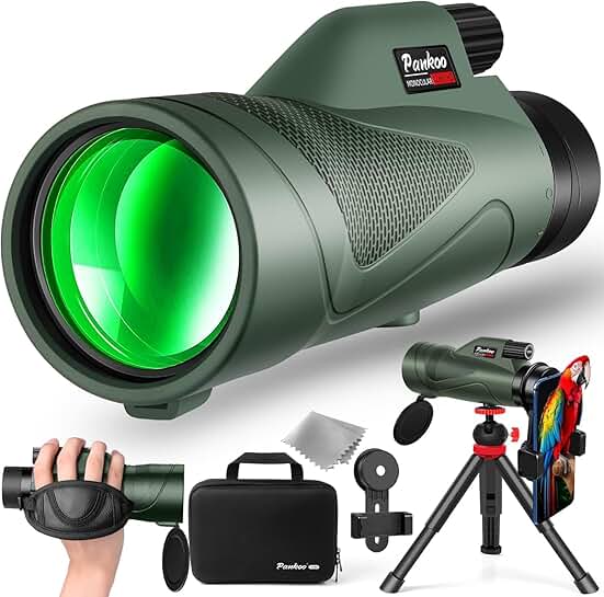 12x60 HD Monocular for Bird Watching and Travel