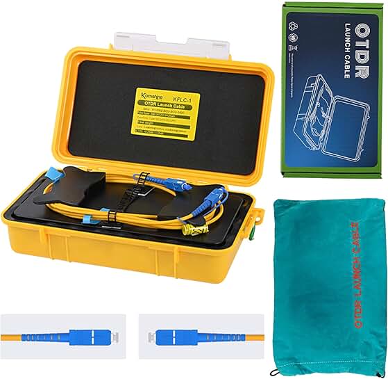OTDR Launch Cable Box, 1000m, Single Mode, 1310/1550nm