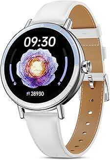 Women’s 1.27” HD Round Fitness Watch with Heart Rate and Sleep Tracking