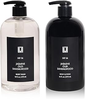 Jasmine, Oud & Sandalwood Body Wash and Lotion Set