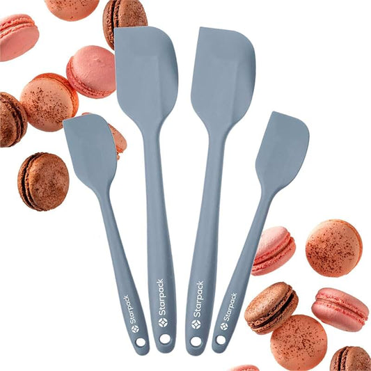 Set of 5 Wooden Spatulas for Cooking and Stirring