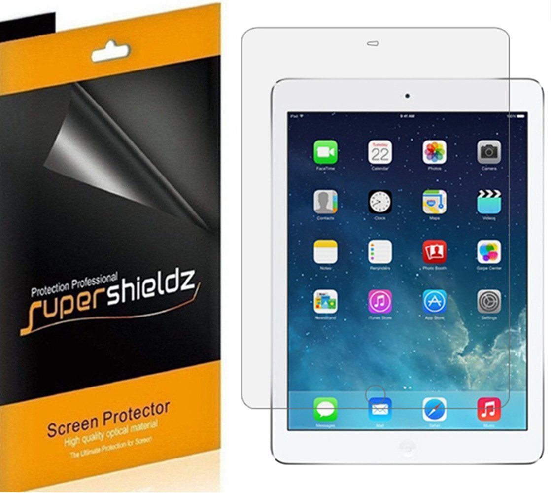 (3 Pack) Designed for Apple iPad Air 2 and iPad Air 1 (9.7 inch) Screen Protector, High Definition Clear Shield (PET)