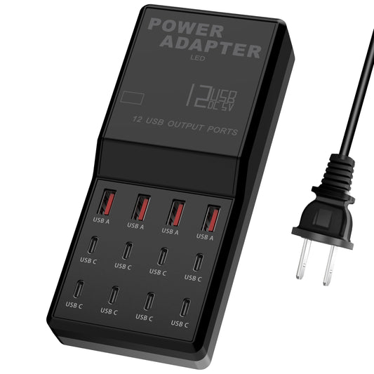 65W 12-in-1 USB C Desktop Charger Station