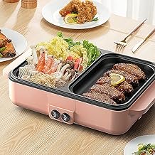 Portable Electric Grill and Hot Pot for Indoor Use